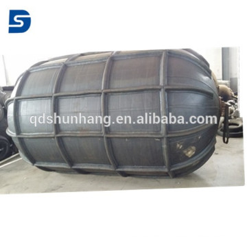 Marine Rubber Pneumatic Rib Fender For Berthing Ship Protection